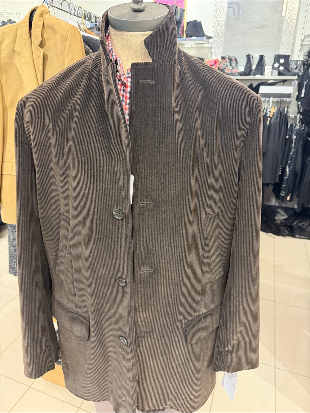 Brooks Brothers Dark Brown Corduroy Sport Coat xl
